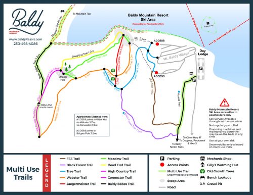 Trails and maps - Baldy