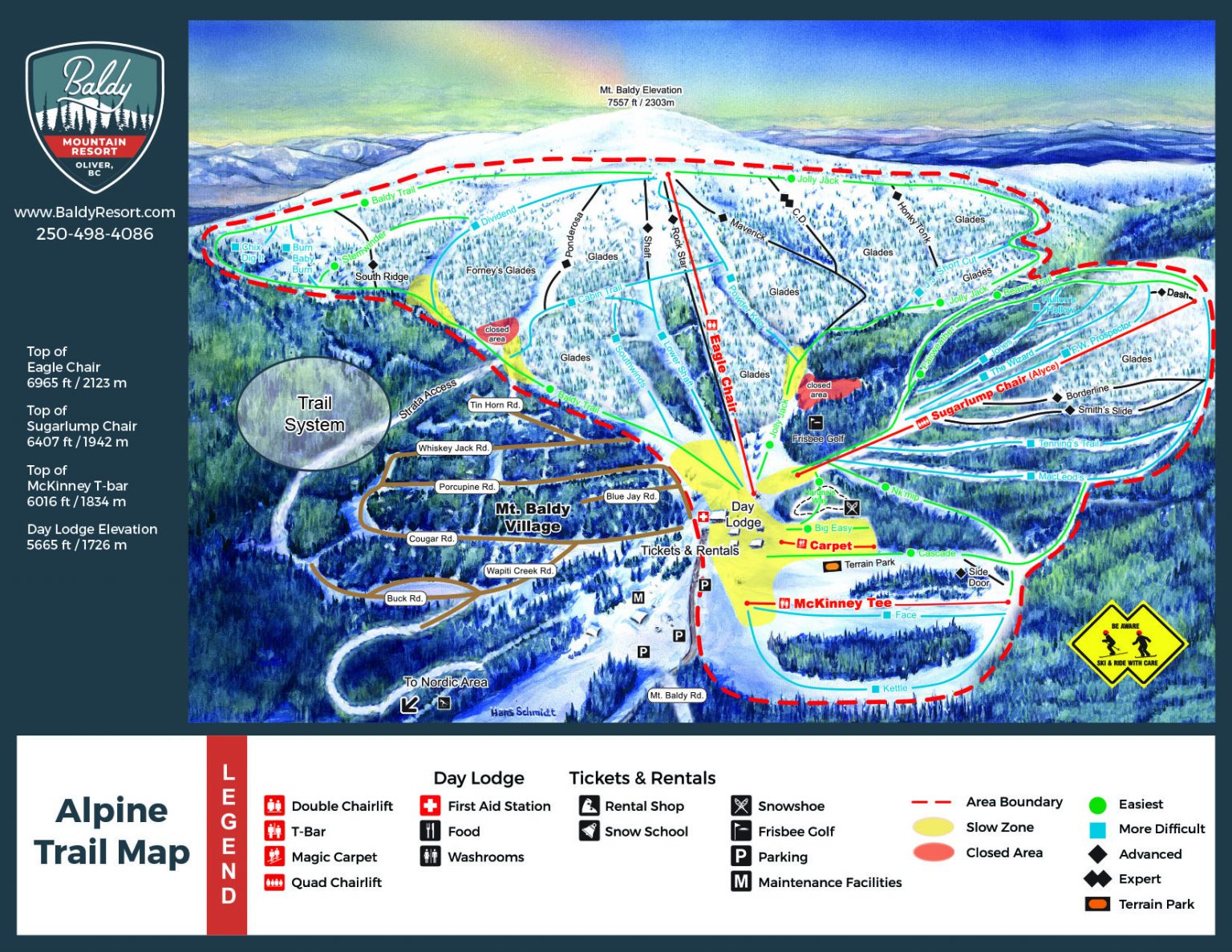 Mountain Stats for Baldy Mt Ski Resort - Family-Friendly Skiing and ...