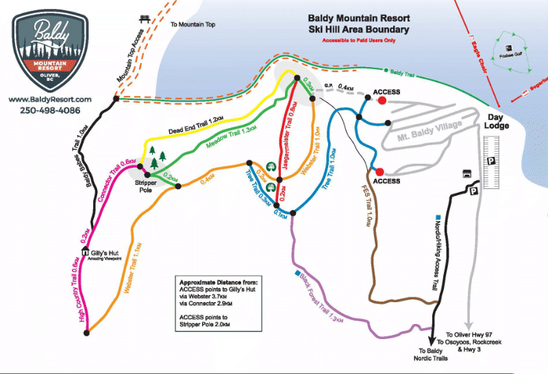 trail-map Trail map of Baldy Mountain in BC