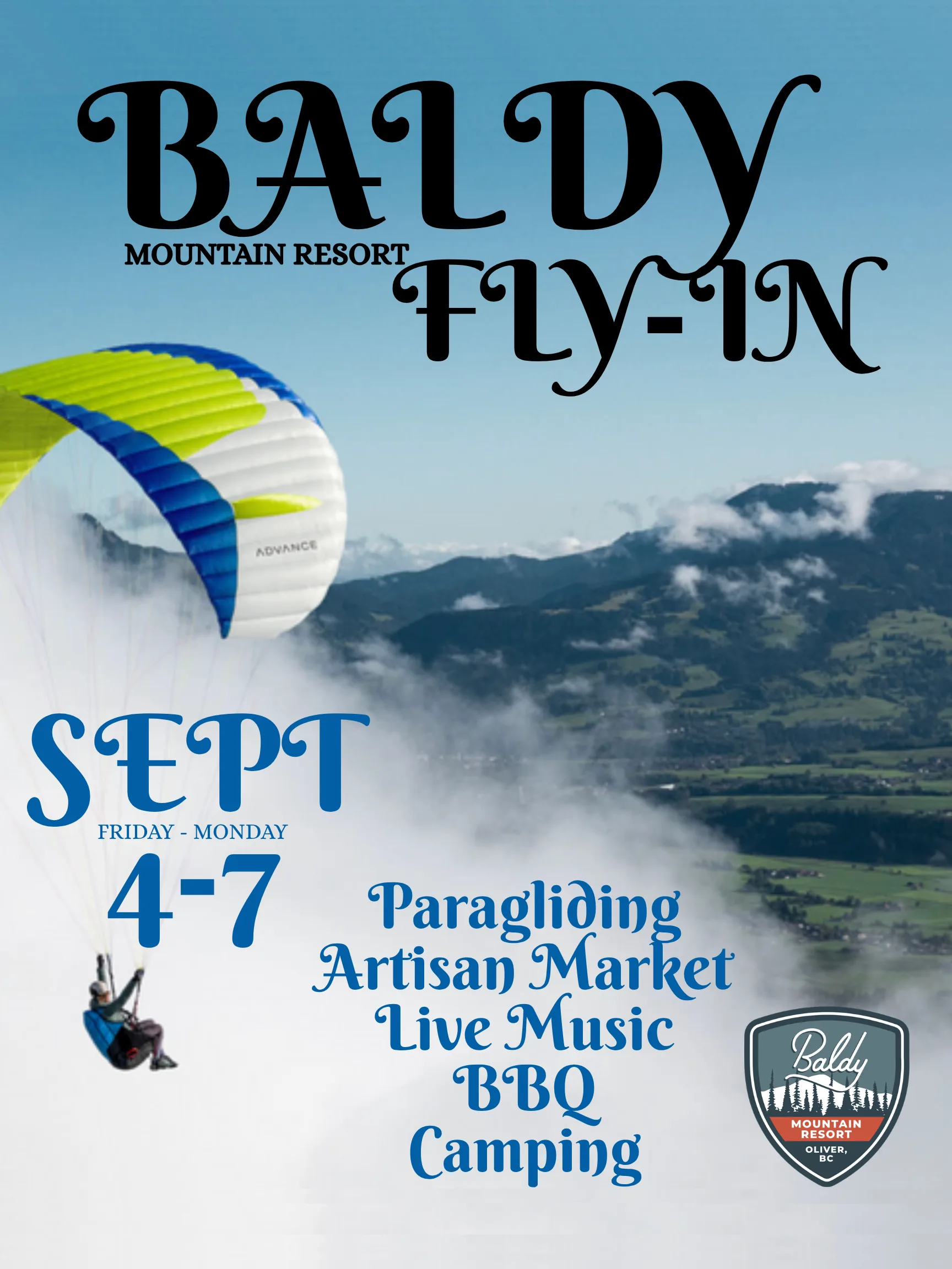 Baldy Fly-in poster